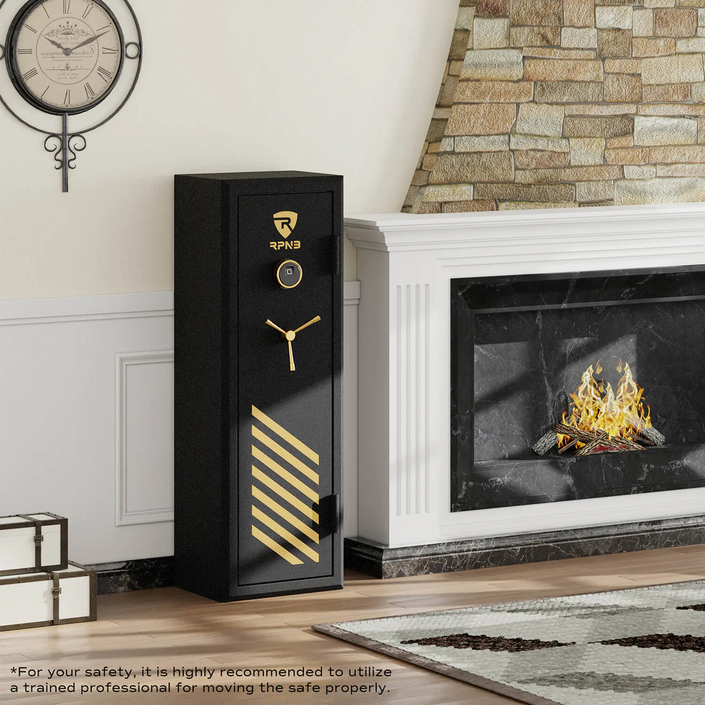 RPNB Biometric 10-Gun Safe for Pistols and Rifles RPFS10 RPNB   - USASafeAndVault
