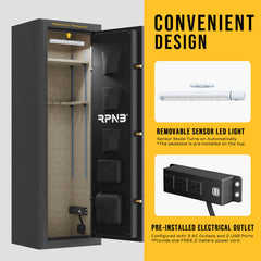 RPNB Biometric 10-Gun Safe for Pistols and Rifles RPFS10 RPNB   - USASafeAndVault