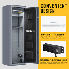 RPNB Biometric 10-Gun Safe for Pistols and Rifles RPFS10 RPNB   - USASafeAndVault