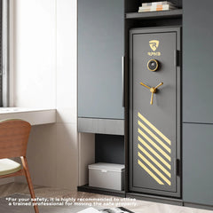 RPNB Large Biometric Gun Safe for Pistols and Rifles RPFS14 RPNB   - USASafeAndVault
