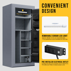 RPNB RPFS24 Gun Safe for Pistols and Rifles, 24-gun, Biometric RPNB   - USASafeAndVault