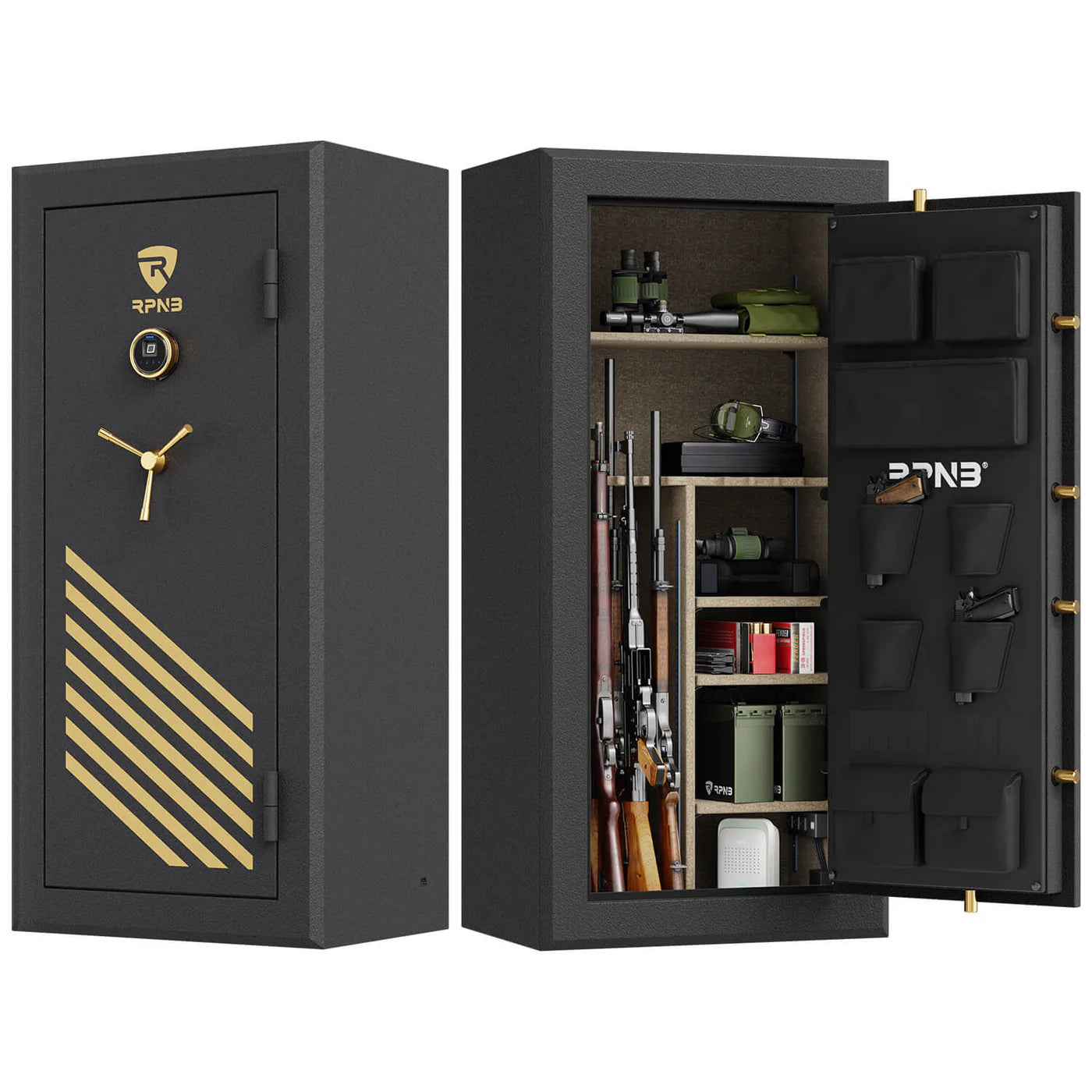 RPNB RPFS30 Gun Safe for Pistols and Rifles RPNB Black - USASafeAndVault