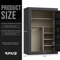 RPNB RPFS45 Gun Safe for Pistols and Rifles RPNB - USASafeAndVault