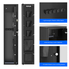 RPNB 5FR Biometric Gun Cabinet for 5 Rifles RPNB   - USASafeAndVault