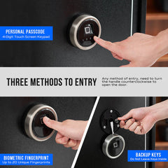 RPNB Fingerprint Rifle Gun Safe RP7FR RPNB   - USASafeAndVault