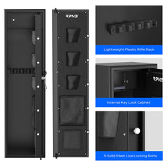 RPNB Fingerprint Rifle Gun Safe RP7FR RPNB   - USASafeAndVault