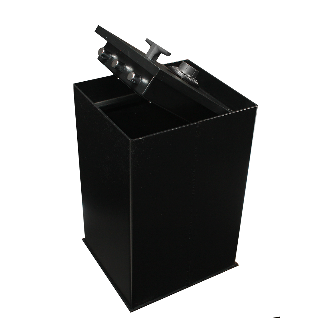 AMSEC Super Brute Floor Safe B2900 AMSEC Mechanical Lock with Key-Locking Front-Read Dial - USASafeAndVault