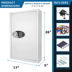 Barska Digital Keypad Wall Safe BRAX12660 - Refurbished Barska   - USASafeAndVault