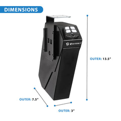 Barska Quick Access Biometric Keypad Handgun Desk Safe BRAX13092 -  Refurbished Barska   - USASafeAndVault