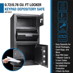 Barska Depository Safe with Digital Keypad BRAX13310 - Refurbished Barska   - USASafeAndVault