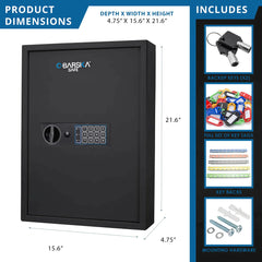 Barska Digital Keypad Wall Safe BRAX13370 - Refurbished Barska   - USASafeAndVault