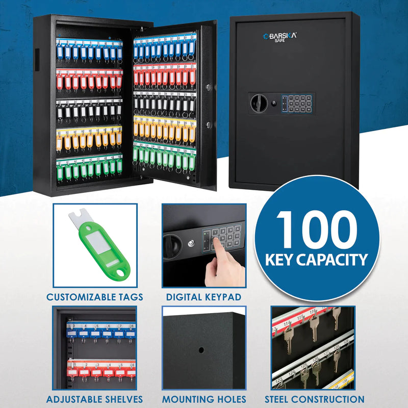 Barska Digital Keypad Wall Safe BRAX13370 - Refurbished Barska   - USASafeAndVault