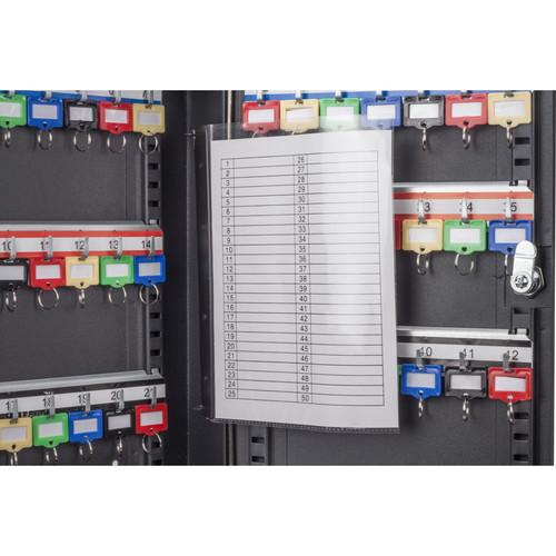 Barska CB13232 42-Key Adjustable Lock Box with Key Lock – Wall Mount, Black Barska - USASafeAndVault