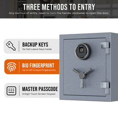 RPNB Deluxe Fireproof Home and Office Safe RPFS40 RPNB   - USASafeAndVault