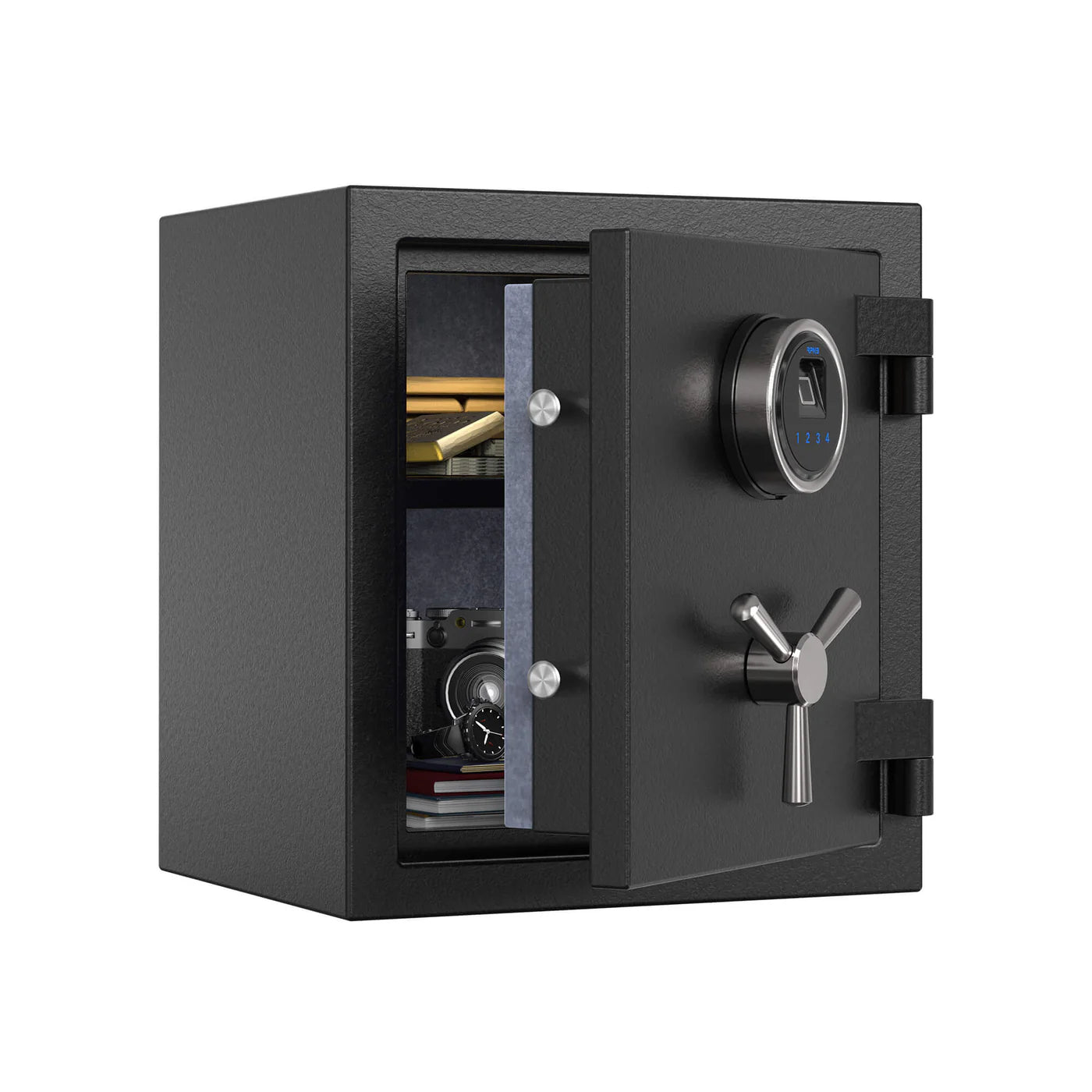 RPNB Deluxe Fireproof Home and Office Safe RPFS40 RPNB Black  - USASafeAndVault