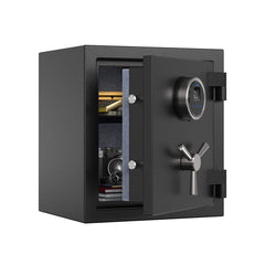 RPNB Deluxe Fireproof Home and Office Safe RPFS40 RPNB Black  - USASafeAndVault