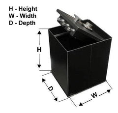Hayman Steel Body with Door In-Floor Safe FS16 (1-inch Thick Door) Hayman Safe   - USASafeAndVault