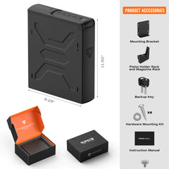 RPNB RP2007 Biometric Handgun Slider Safe RPNB   - USASafeAndVault