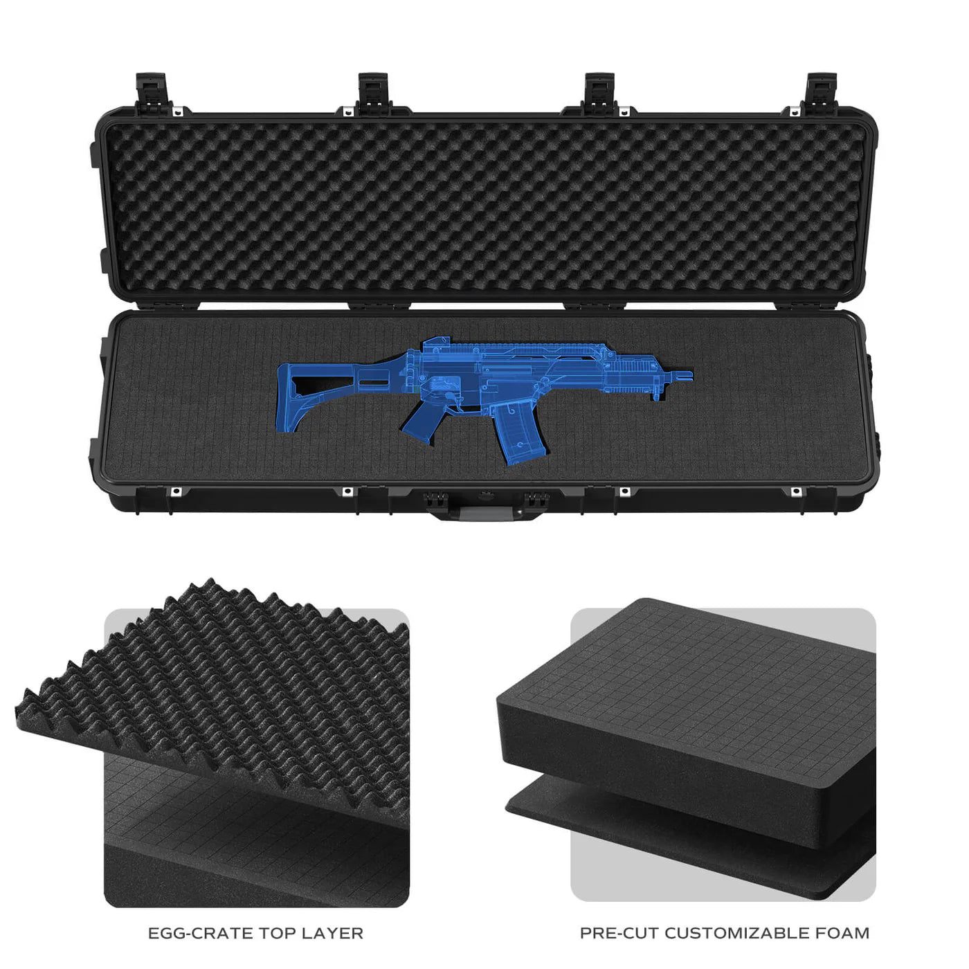 RPNB Weatherproof Tactical Rifle Case PP-12150 RPNB   - USASafeAndVault