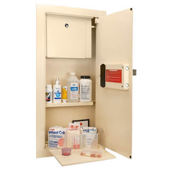 Barska Large Beige Biometric Wall Safe BRAX12408 Refurbished Barska   - USASafeAndVault