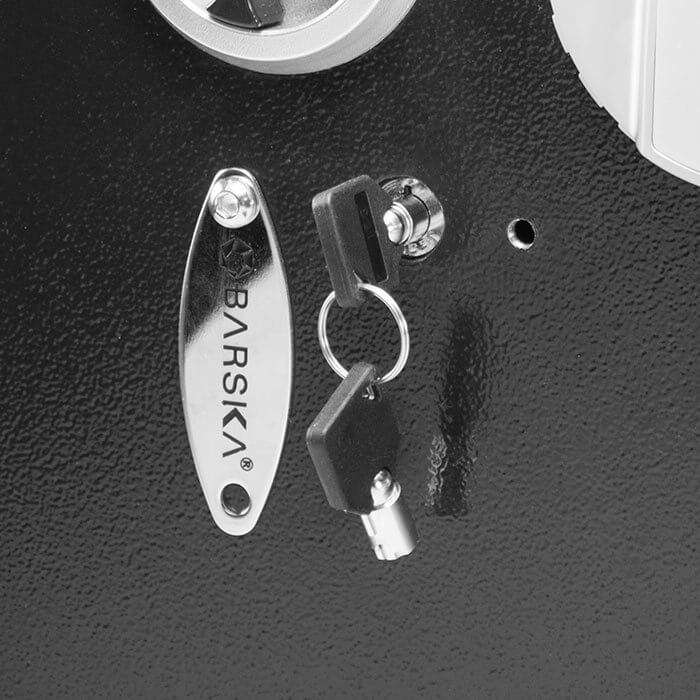 Barska Biometric Wall Safe (Right Opening Door) BRAX12038 - Refurbished Barska   - USASafeAndVault
