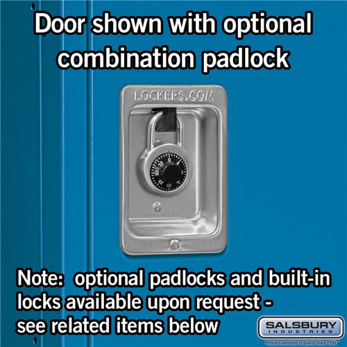 Salsbury 18" Wide Single Tier Standard 6 ft x 21" Deep Metal Locker 18-51361 Salsbury   - USASafeAndVault