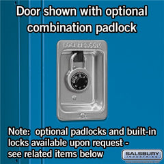 Salsbury 18" Wide Double Tier Standard 6 ft High x 18" Deep Metal Locker 18-52368 Salsbury   - USASafeAndVault