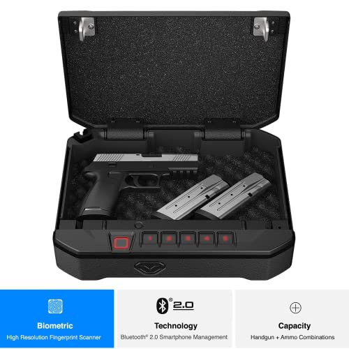 VAULTEK VS10i Biometric Handgun Smart Pistol Safe VAULTEK   - USASafeAndVault