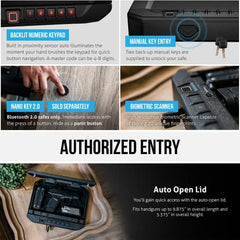 VAULTEK VS10i Biometric Handgun Smart Pistol Safe VAULTEK   - USASafeAndVault