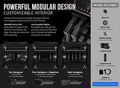 VAULTEK MXi Wi-Fi and Biometric High Capacity Handgun Safe VAULTEK   - USASafeAndVault