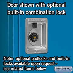 Salsbury 12" Wide Single Tier Standard 6 ft High x 15" Deep Metal Locker 61365 Salsbury   - USASafeAndVault