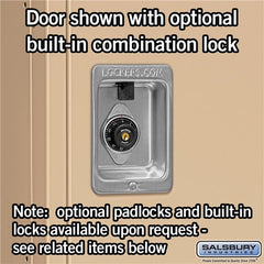 Salsbury 12" Wide Double Tier Standard 6 ft High x 18" Deep Metal Locker 62368 Salsbury   - USASafeAndVault