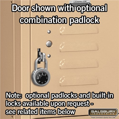 Salsbury 12" Wide Five Tier Box Style Standard 5 ft High x 15" Deep Metal Locker 65355 Salsbury   - USASafeAndVault