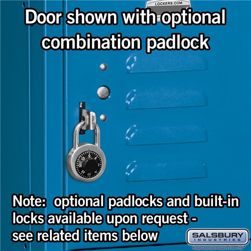 Salsbury 12" Wide Six Tier Box Style Bridge Standard 18" Deep Metal Locker 66016 Salsbury   - USASafeAndVault