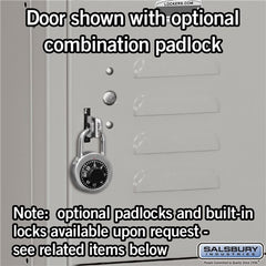 Salsbury 12" Wide Six Tier Box Style Bridge Standard 18" Deep Metal Locker 66016 Salsbury   - USASafeAndVault