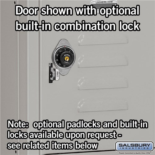 Salsbury 12" Wide Six Tier Box Style Bridge Standard 18" Deep Metal Locker 66016 Salsbury   - USASafeAndVault