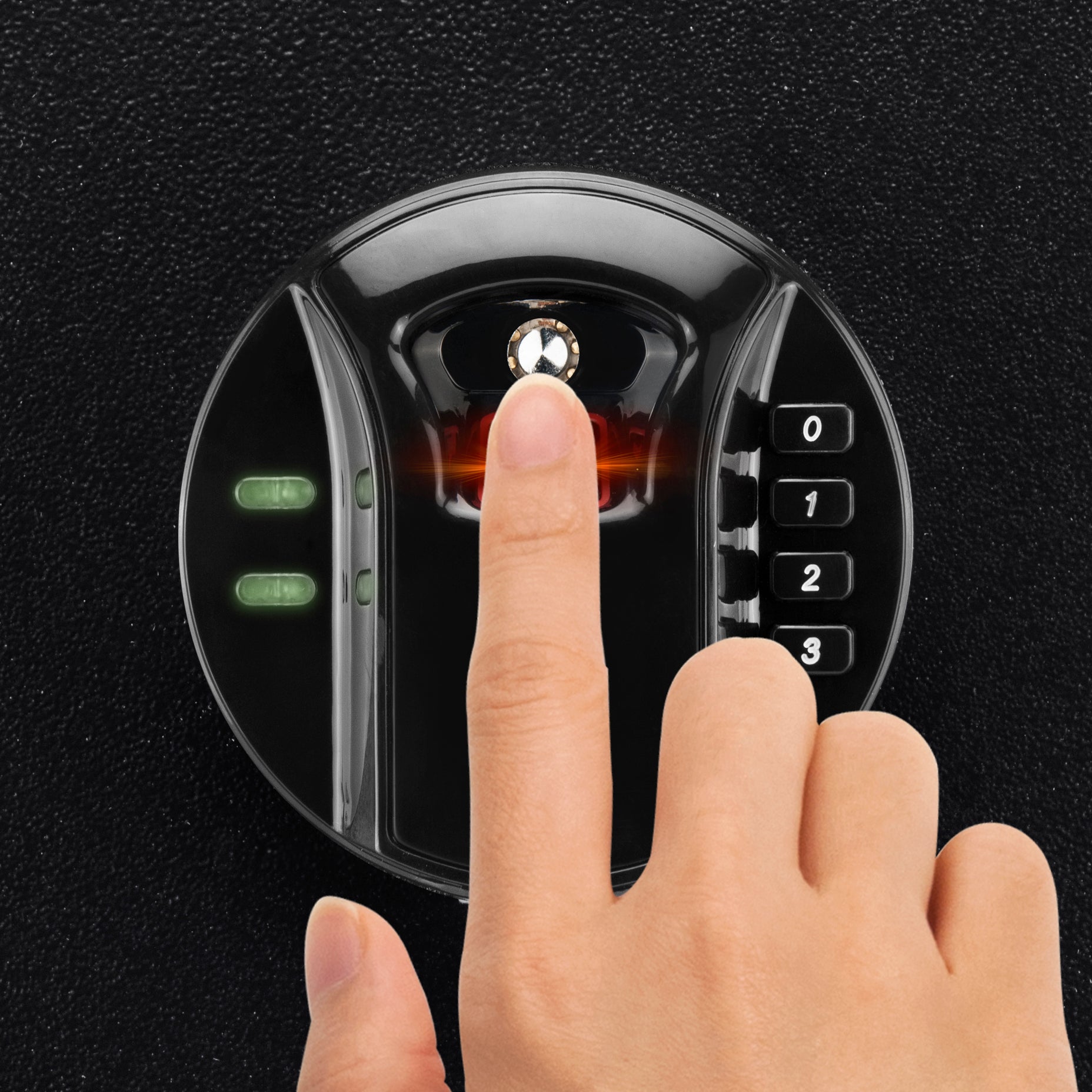 Barska HQ900 Large Quick Access Keypad Biometric Rifle Safe AX12752 Barska   - USASafeAndVault