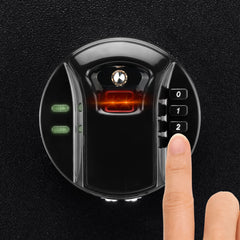 Barska HQ900 Large Quick Access Keypad Biometric Rifle Safe AX12752 Barska   - USASafeAndVault