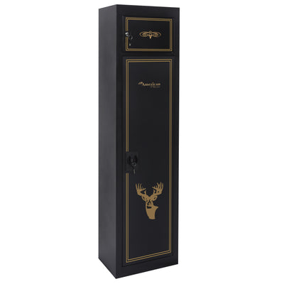 American Furniture Classics 5-Gun Metal Security Cabinet 906 American Furniture Classics 906 Black - USASafeAndVault