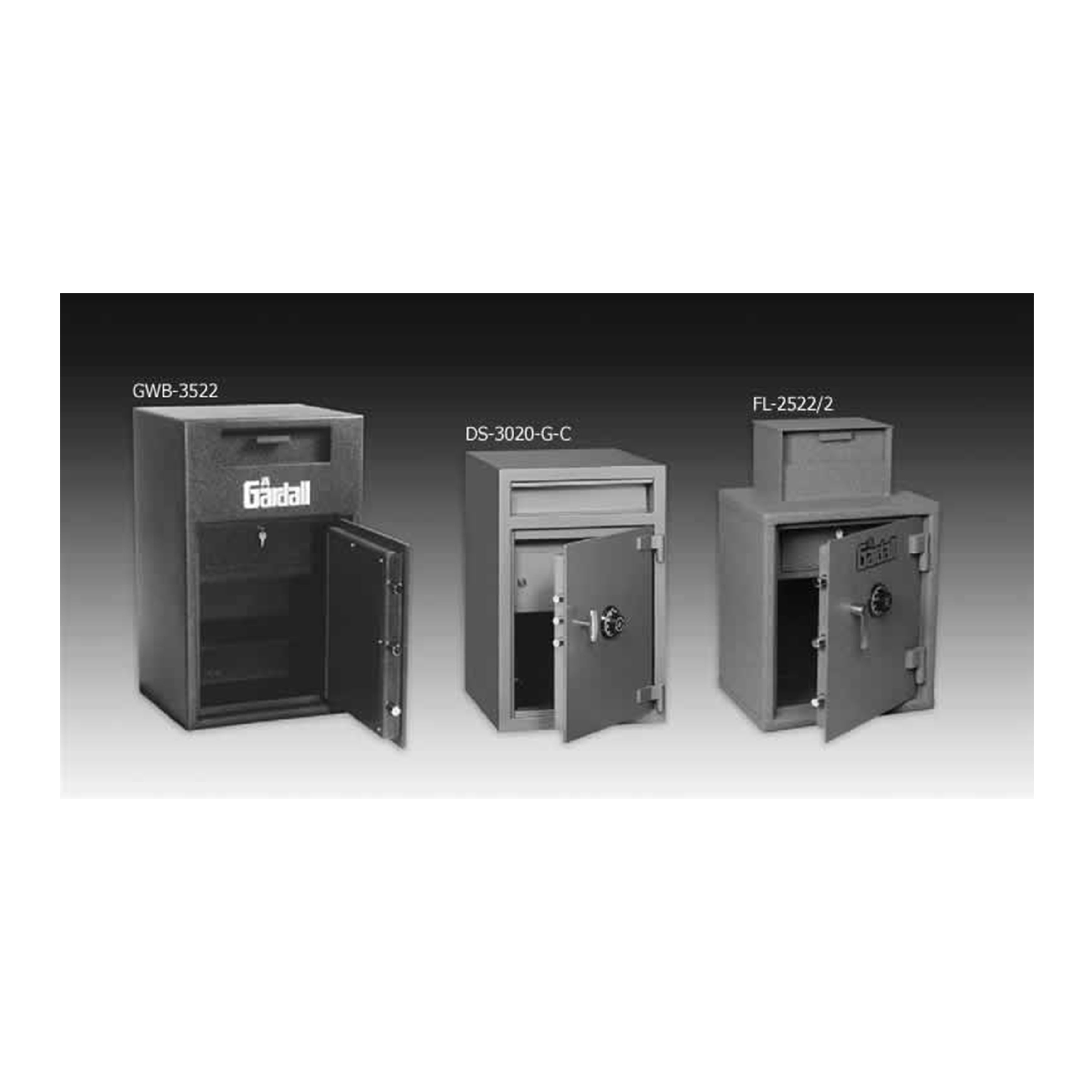 Gardall Heavy Duty Cash Register Wide Body Depository Safe FL2522-5 Gardall   - USASafeAndVault