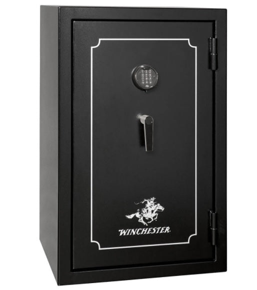 Winchester 1 Hour Fireproof Home & Office Personal Safe - 12 Winchester Safe S&G EMP Electronic Black - USASafeAndVault