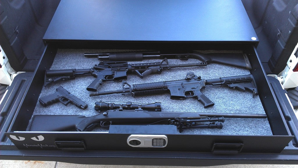 MonsterVault Underbed or Full Size Vehicle Safe 4828 Monster Vault   - USASafeAndVault