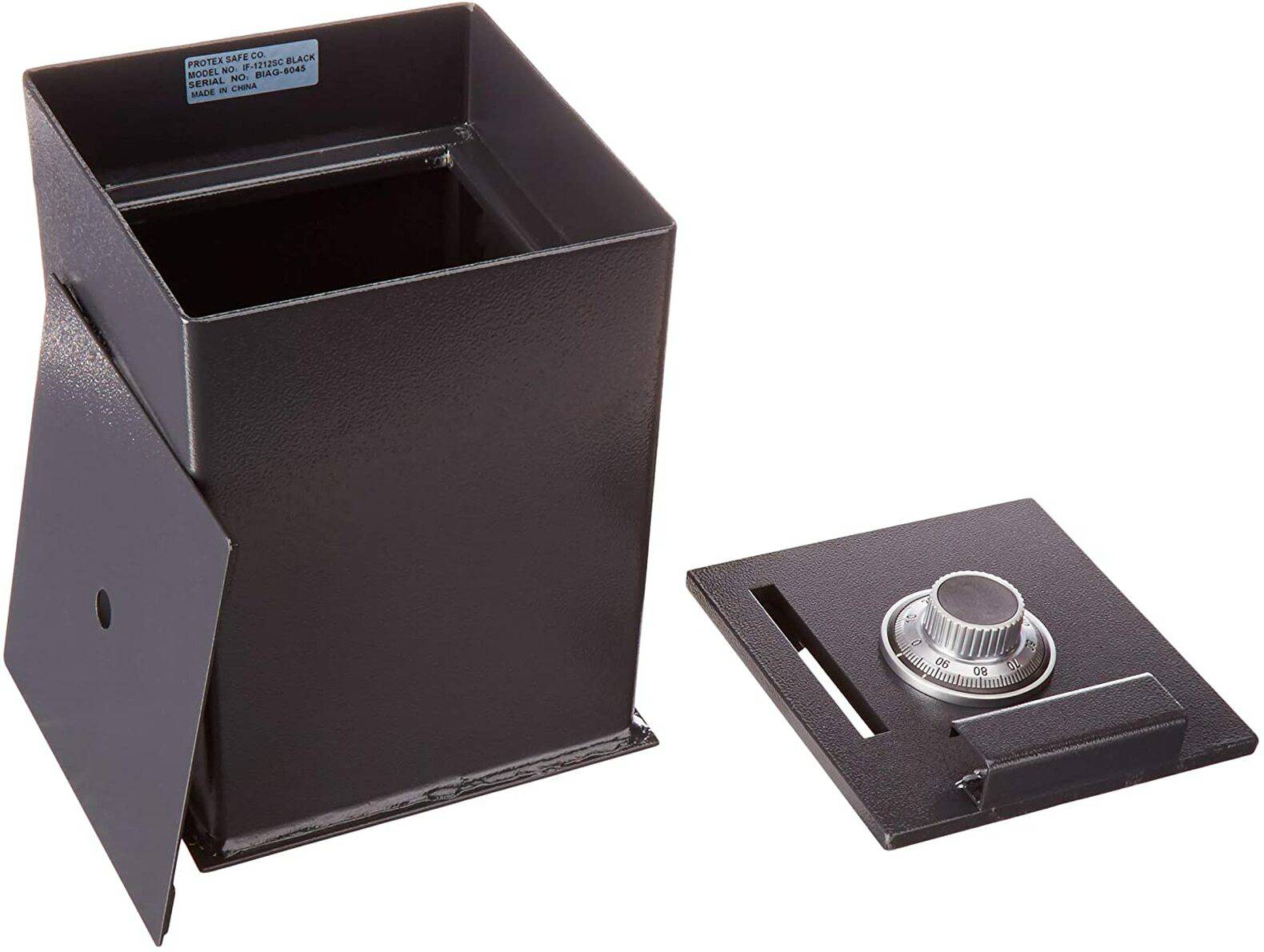 Protex Business Floor Safe with Drop Slot, Black IF-1212SC II Protex Safe   - USASafeAndVault