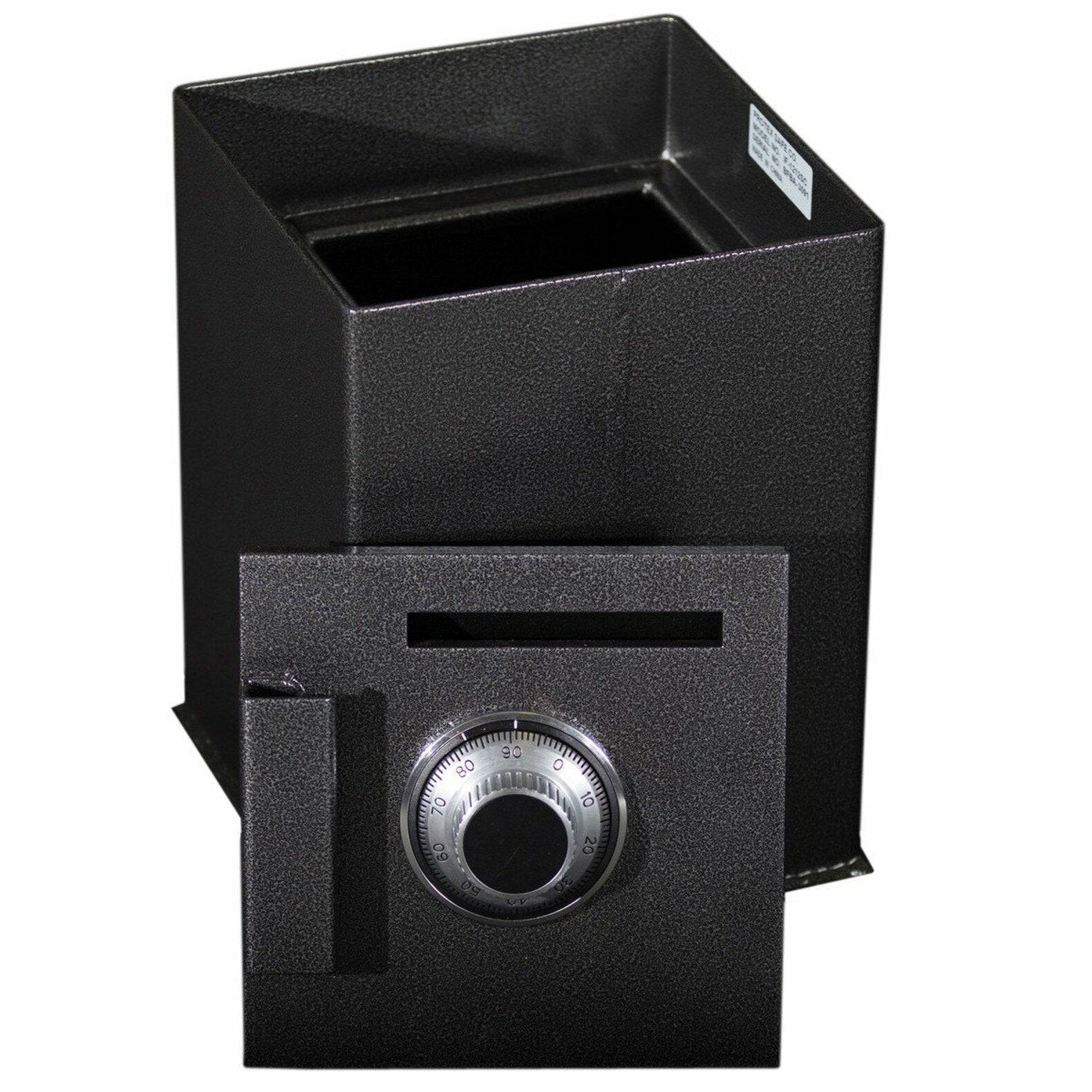 Protex Business Floor Safe with Drop Slot, Black IF-1212SC II Protex Safe   - USASafeAndVault