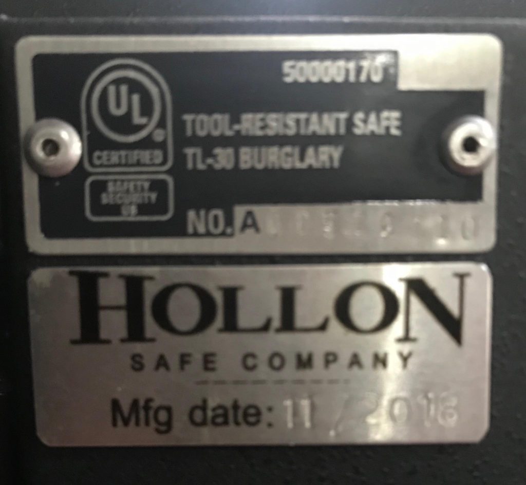 Hollon TL-30 Burglary Safe MJ-1814C Out of Stock until end of May 2025 Hollon - USASafeAndVault