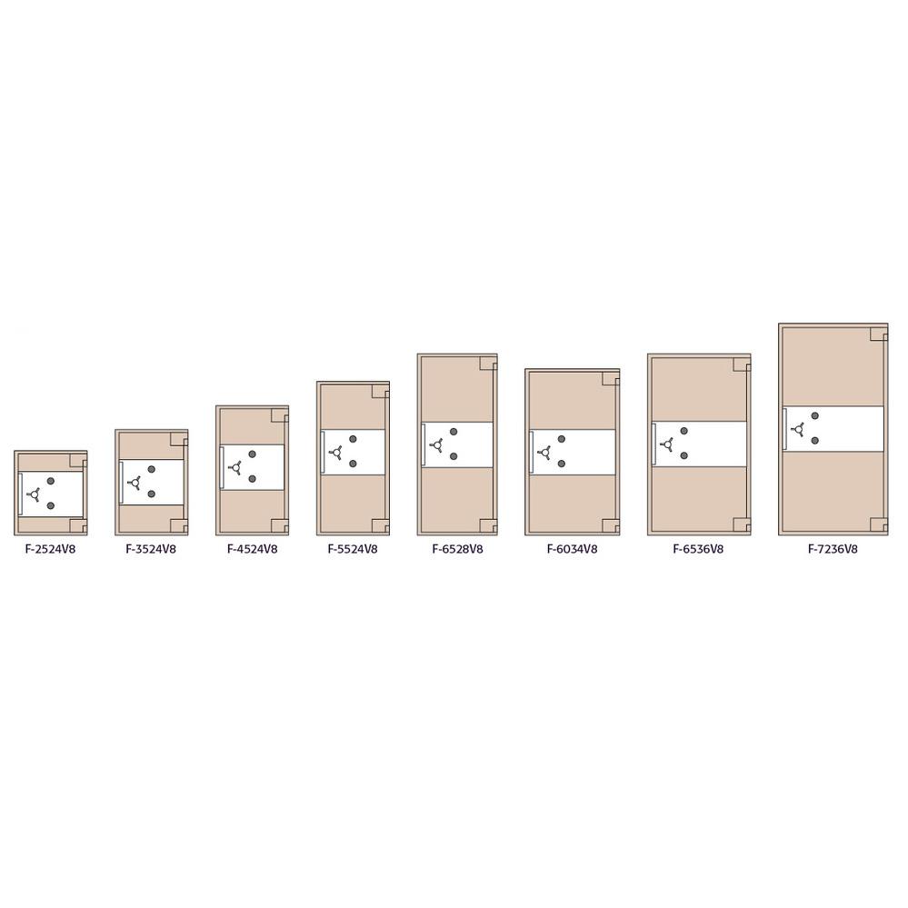 Socal Safes International Fortress F-6536V8 Burglar and Fireproof Safe - TL-30 Rated Socal Safe   - USASafeAndVault