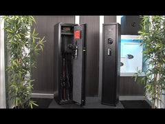 Barska HQ900 Large Quick Access Keypad Biometric Rifle Safe AX12752 Barska - USASafeAndVault