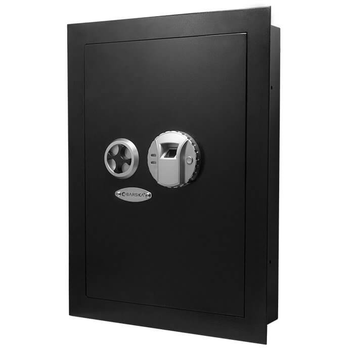 Barska Biometric Wall Safe (Right Opening Door) AX12038 Barska   - USASafeAndVault
