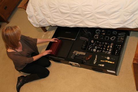 MonsterVault Underbed or Full Size Vehicle Safe 4828 Monster Vault   - USASafeAndVault