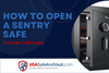 How to Open a Sentry Safe | Under 2 mins simple steps and manufacturer video